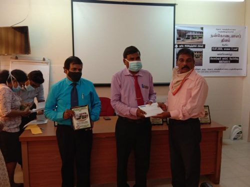 பருத்தித்துறை ஆதார வைத்தியசாலையின் துரித அபிவிருத்திக்காக நிதி அன்பளிப்பு