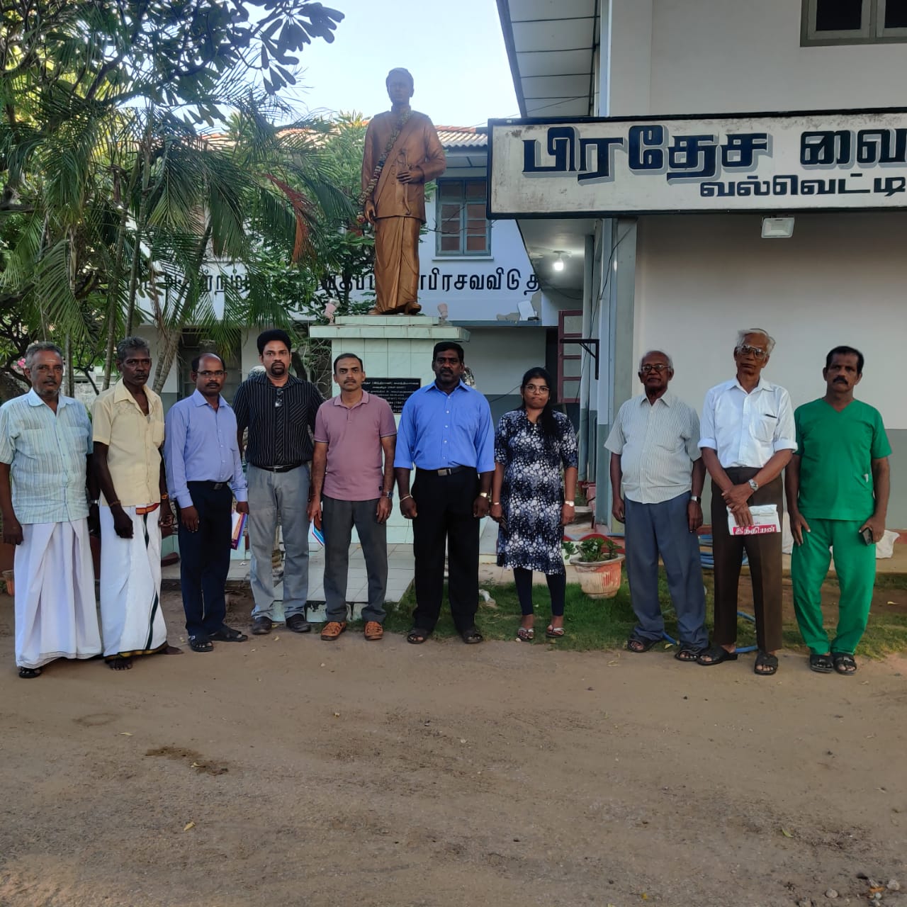 வல்வை வைத்தியசாலைக்கு வல்வை 73 குடும்பம் 23 இலட்சம் உதவி